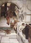 Alma-Tadema, Sir Lawrence An Audience at Agrippa's (mk23) oil painting on canvas